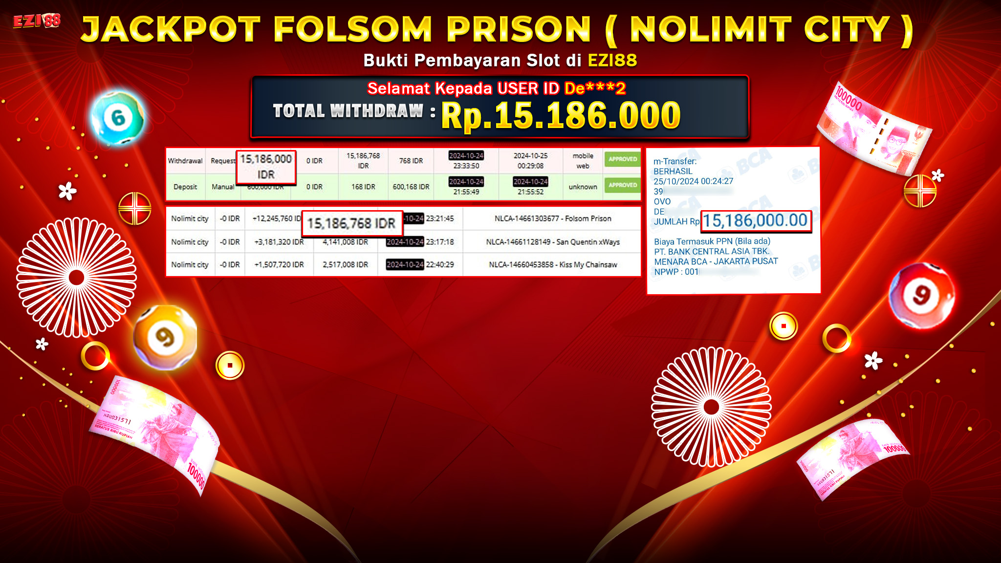 JACKPOT SLOT FALSOM PRISON NOLIMIT CITY