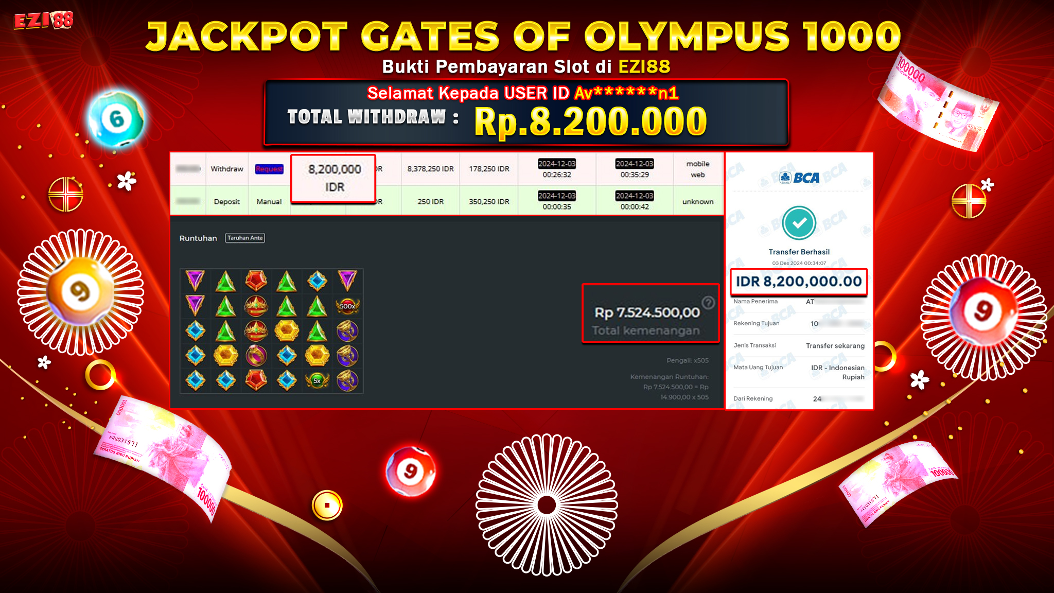 JACKPOT SLOT GATE OF OLYMPUS 1000