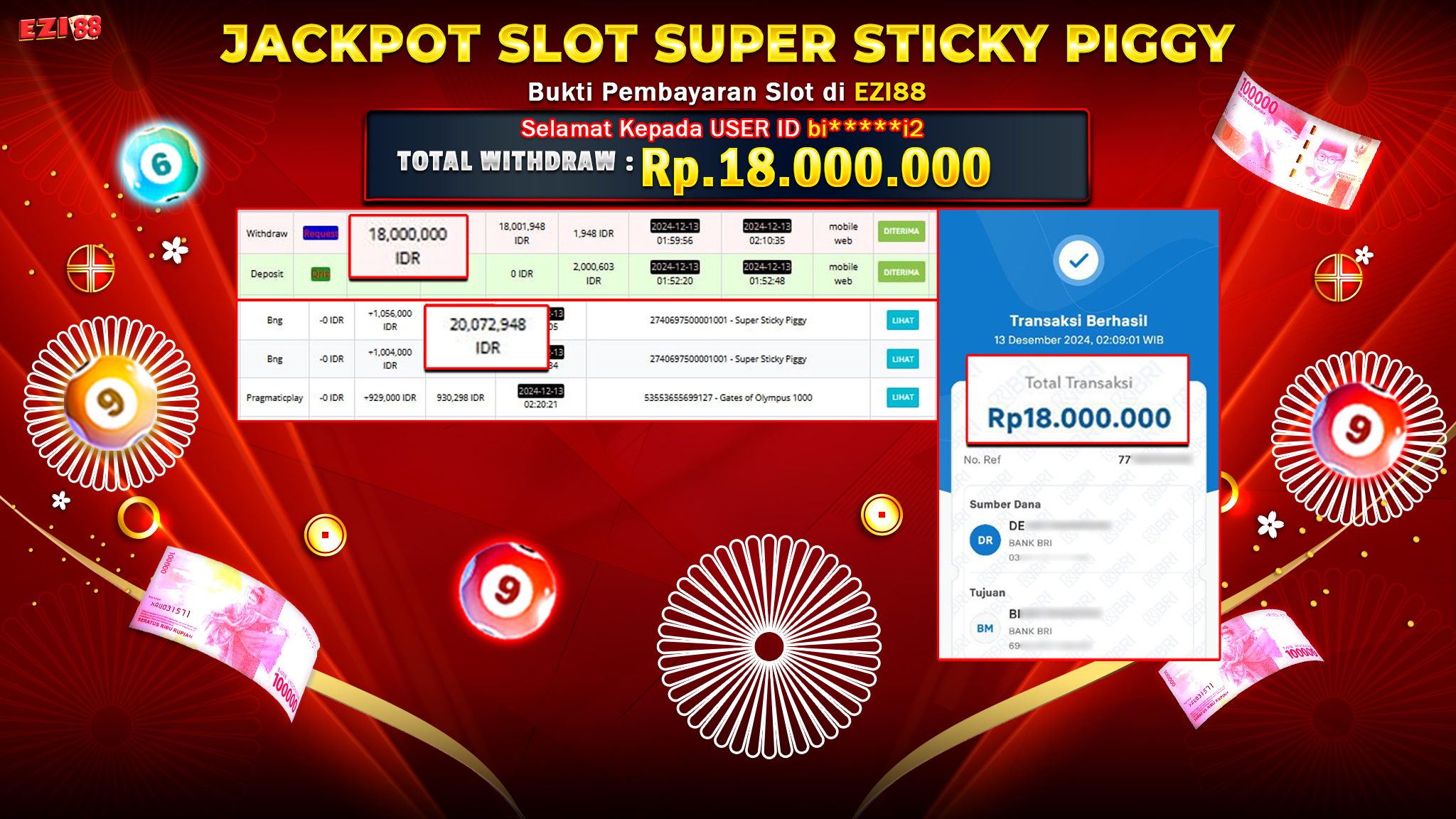 JACKPOT SLOT SUPER STICKY PIGGY