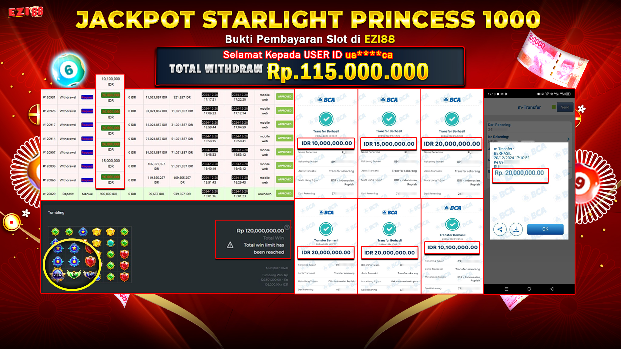 JACKPOT STARLIGHT PRINCESS 1000