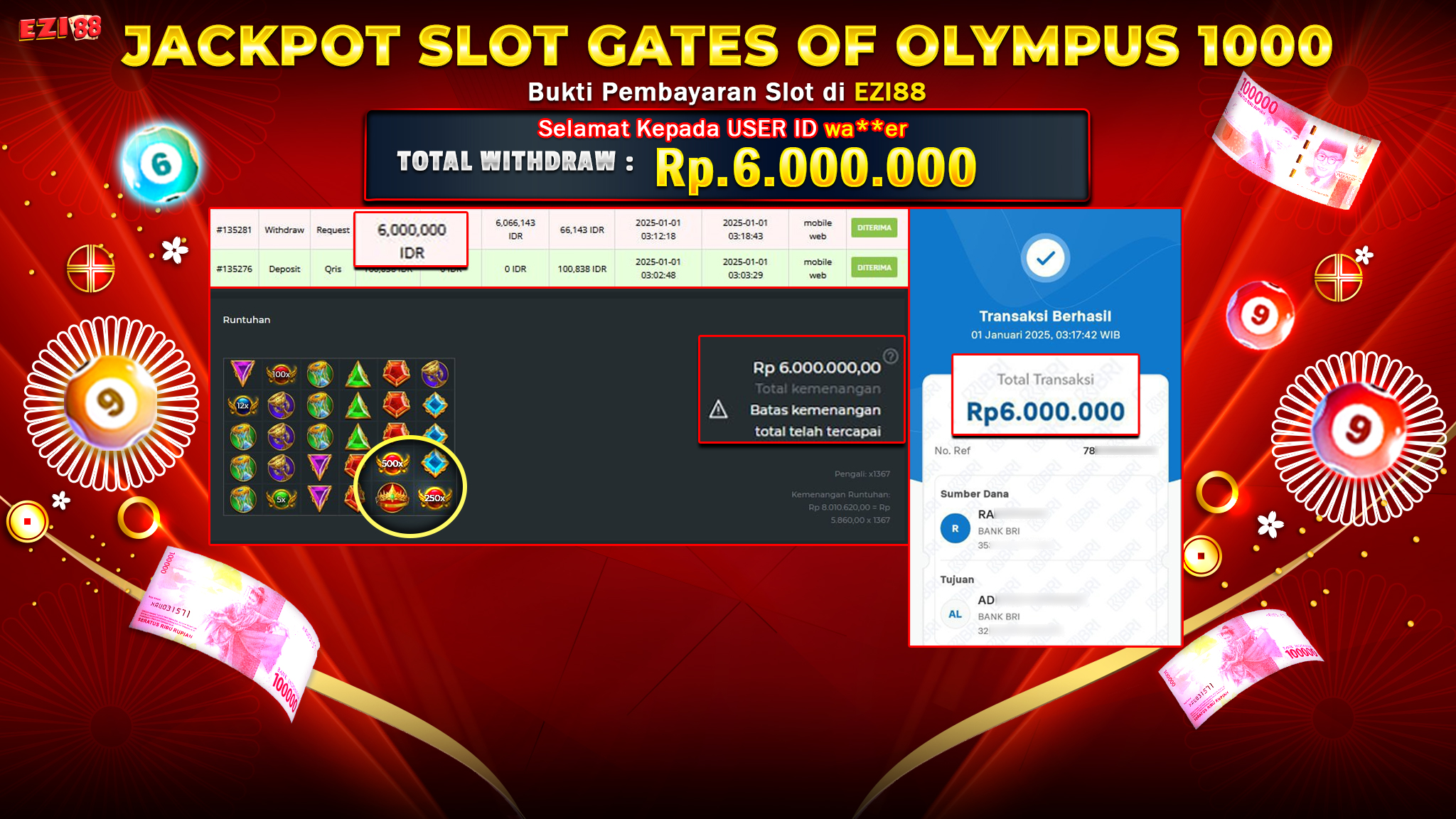 JACKPOT GATES OF OLYMPUS 1000