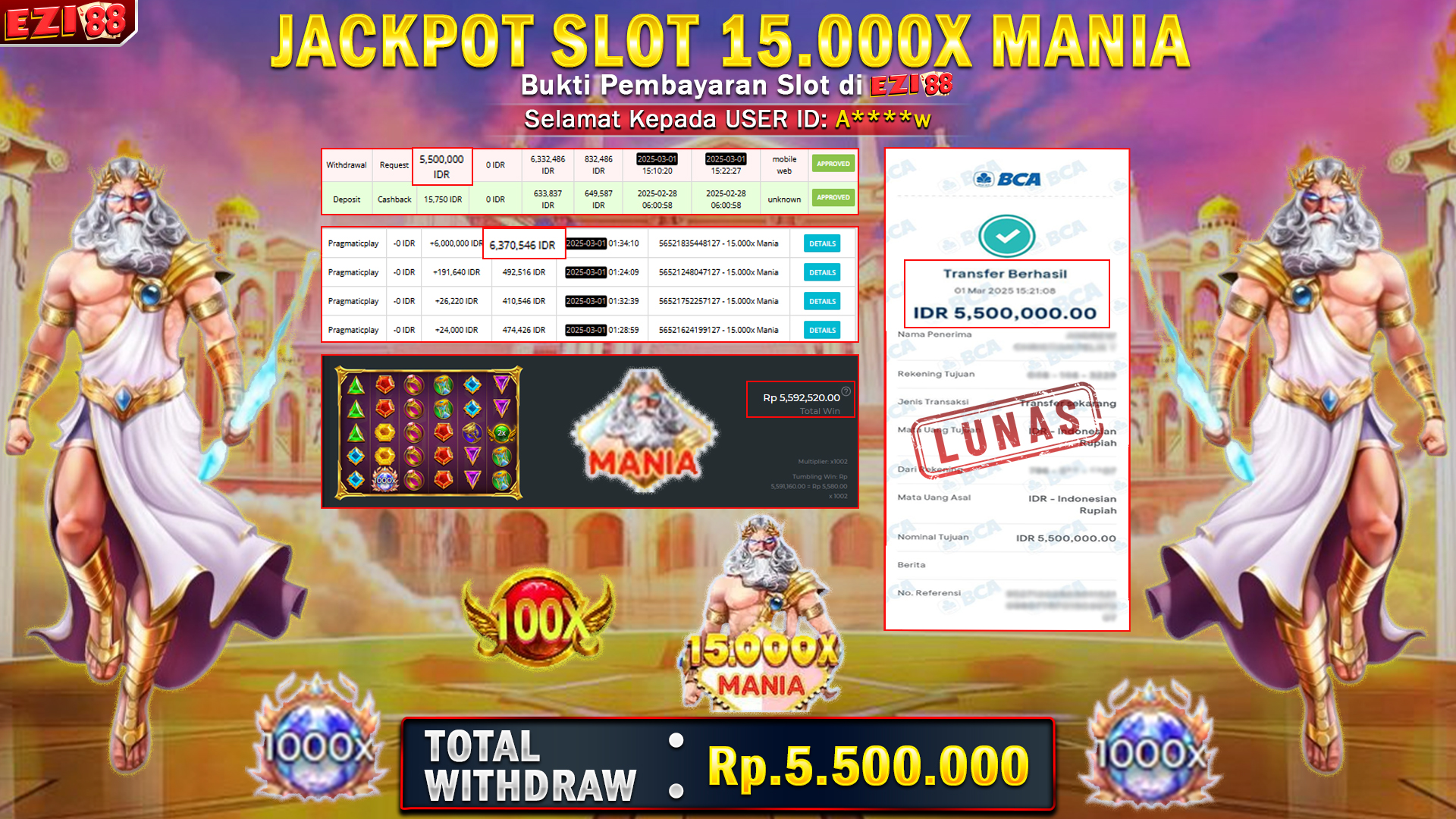 JACKPOT SLOT 15.000X MANIA