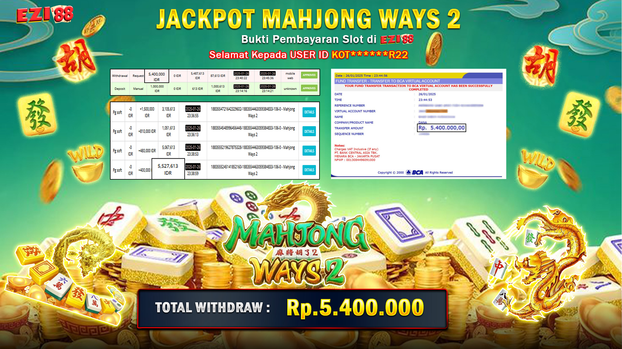 JACKPOT SLOT MAHJONG WAYS 2
