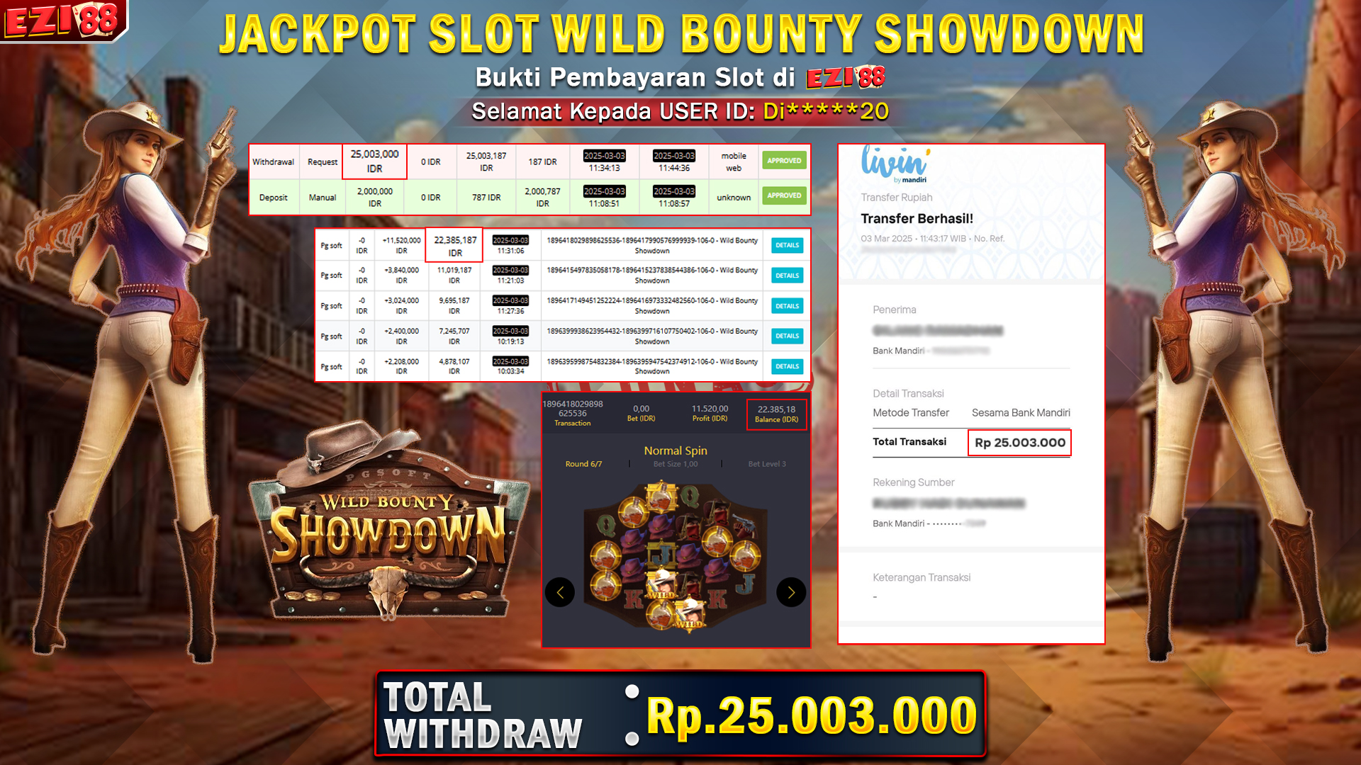 JACKPOT SLOT WILD BOUNTY SHOWDOWN