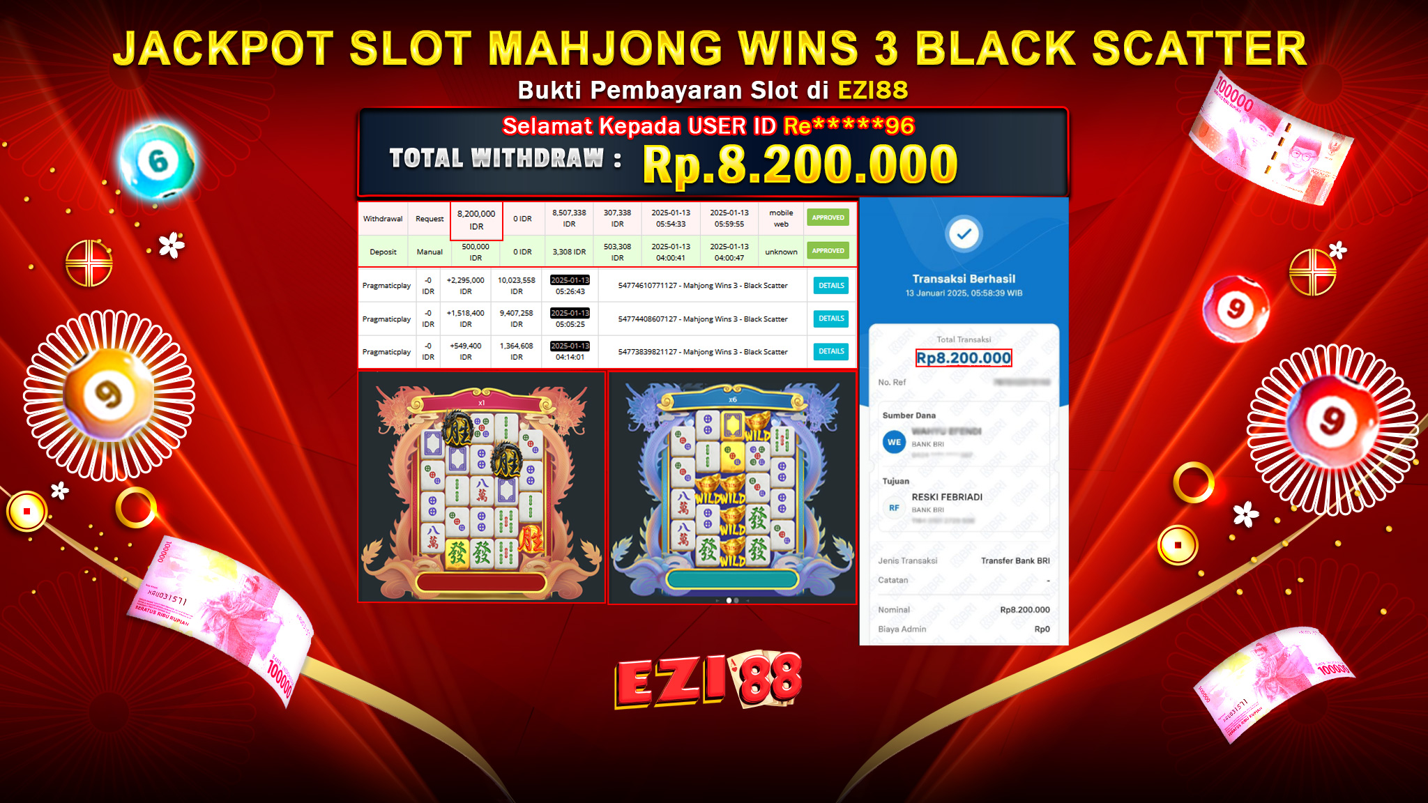 JACKPOT SLOT MAHJONG WINS 3 BLACK SCATTER