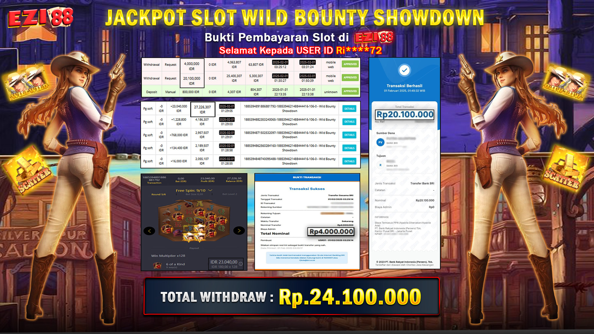 JACKPOT SLOT WILD BOUNTY SHOWDOWN