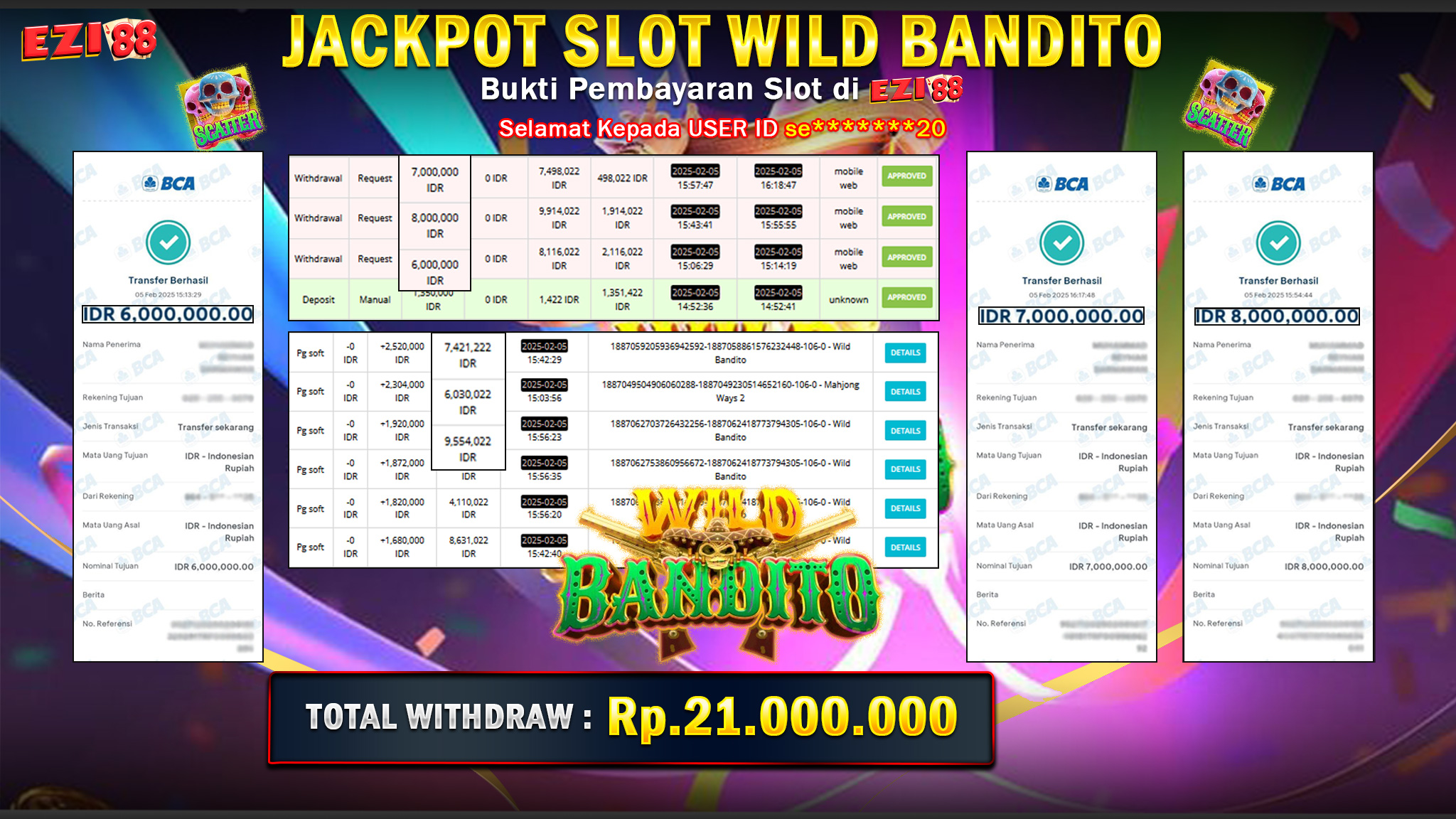 JACKPOT SLOT WILD BANDITO