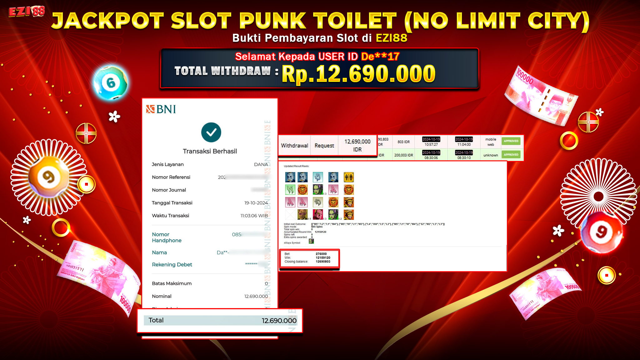 JACKPOT SLOT PUNK TOILET