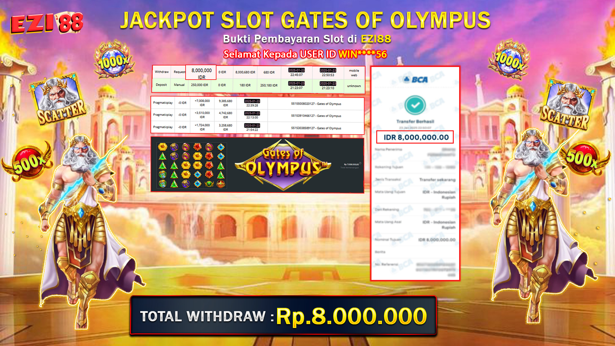 JACKPOT SLOT GATES OF OLYMPUS