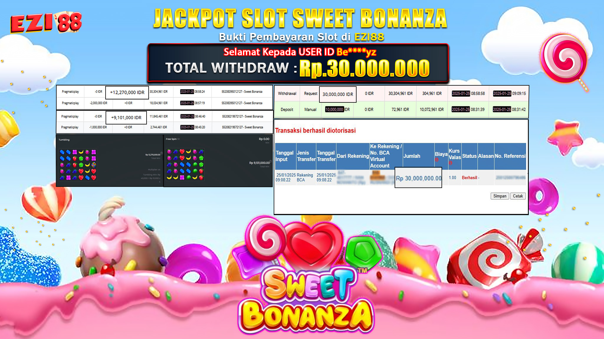JACKPOT SLOT SWEET BONANZA