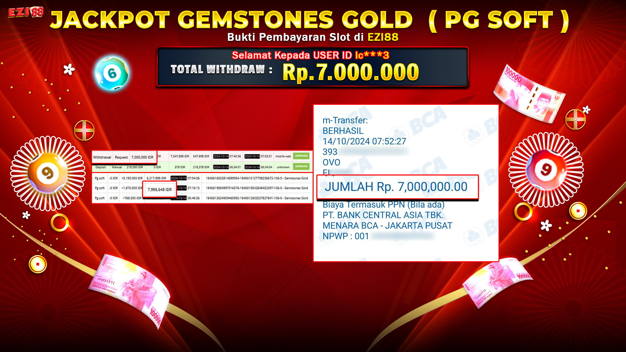 JACKPOT SLOT GEMSTONES GOLD