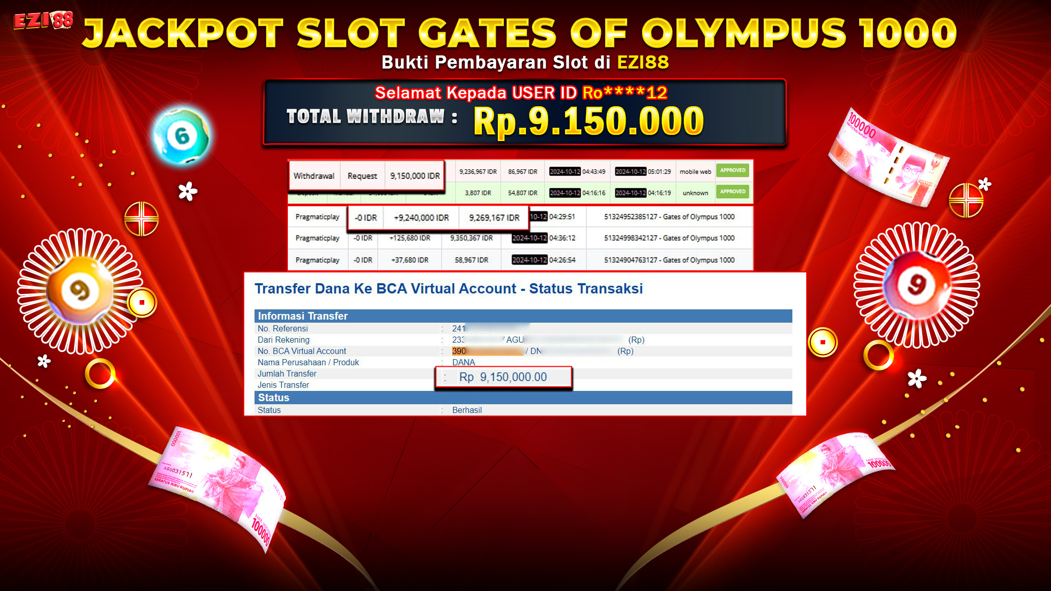 JACKPOT SLOT GATES OF OLYMPUS 1000